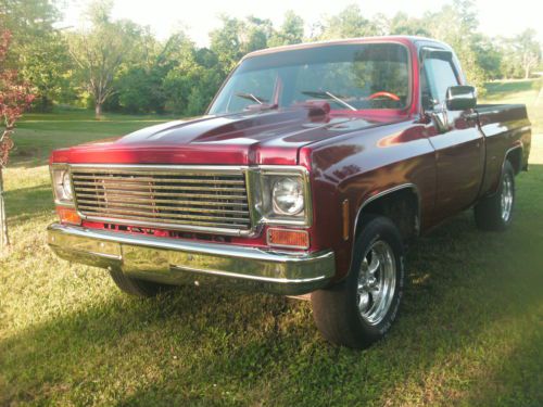 Nice 1974 chevy short bed pickup truck . trades concidered . !!!!