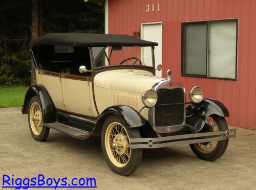 1929 ford model a phaeton solid body great runner