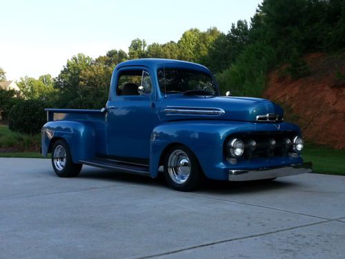 1952 mercury truck built by ford, very rare, lemans blue &amp; a  fuel injected 454