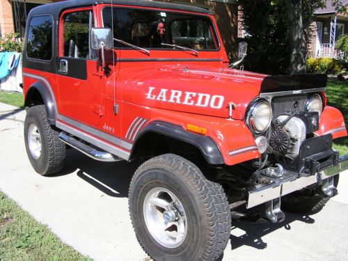 1986 jeep cj7 laredo crazy low miles..
