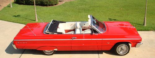 1964 impala convertible ss clone, matching #s total restoration, beautiful!