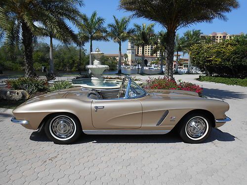 1962 corvette 327/360 hp, fawn beige, fuel injection