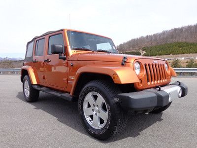 2010 jeep wrangler unlimited sahara 3.8l 4x4 low mileage 2 owner contact gordon