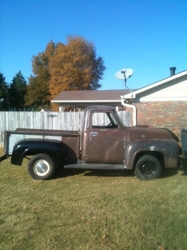 1955 ford f100, clean title, 99% rust free