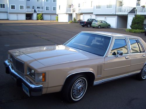 1984 mercury grand marquis base sedan 4-door 5.0l