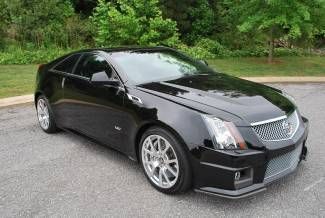 2012 cts v 2 door coupe black/black recaro pkg 11k sunroof like new in and out