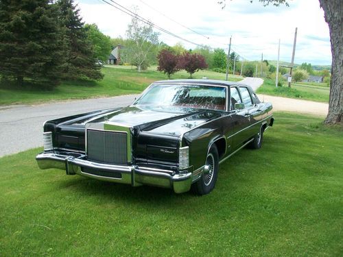 1979 ford lincoln town car black beauty *59k* rust free excellent condition