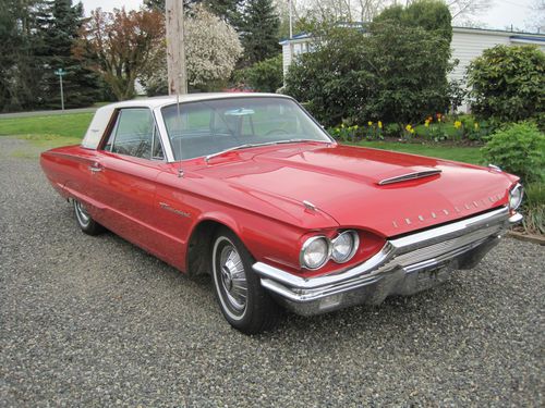 1964 ford thunderbird,excellent condtion,rangoon red,two door,390 classic