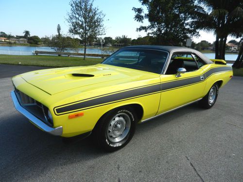 Awesome 1972 plymouth barracuda, 'cuda package, 340/450hp, auto, nice,no reserve