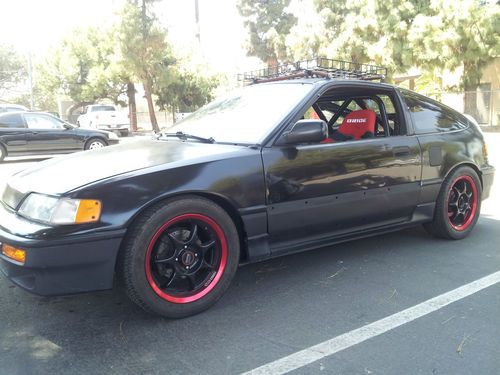 Honda crx si 1989 heavily moded with race parts clean title