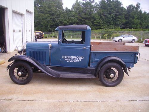 1930 ford model a pickup all steel all original 4 cylinder 3 speed no rust!!