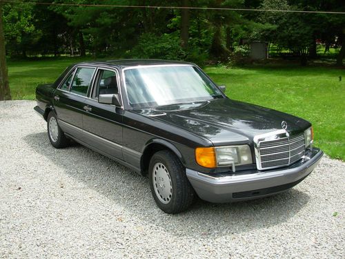 1990 sel 560 mercedes benz v8 very good condition  executive owned