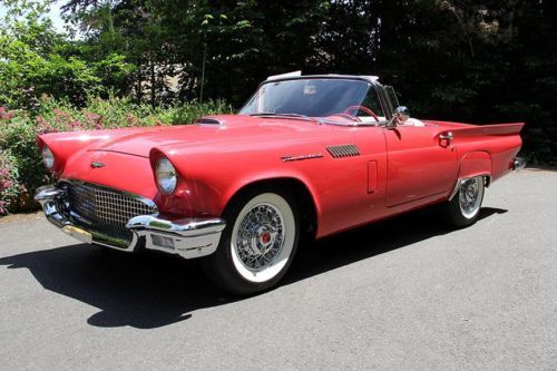 1957 ford thunderbird - concours restoration. see video. gorgeous!