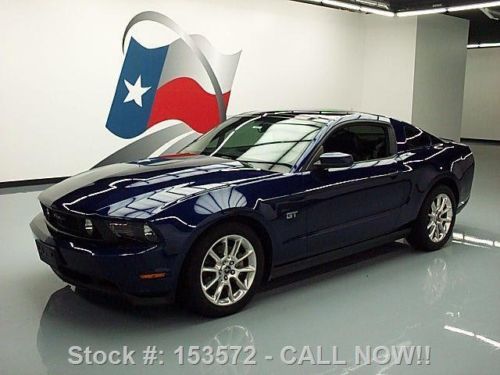 2010 ford mustang gt premium 5spd leather glassback 76k texas direct auto
