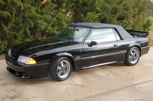 Rare 1990 black convertible  saleen mustang 90-224