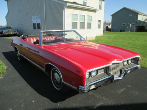 1971 ford ltd convertible 400 v8 and only 62,000 miles with factory a/c