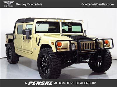 04 hummer h1 open top 15k miles leather interior winch brush guards 02 03 05