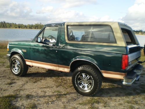 1994 bronco eddie bauer  rust free colorado truck 4 wheel drive and a must see.