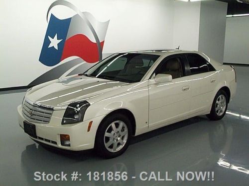2007 cadillac cts 3.6 auto htd leather sunroof bose 30k texas direct auto