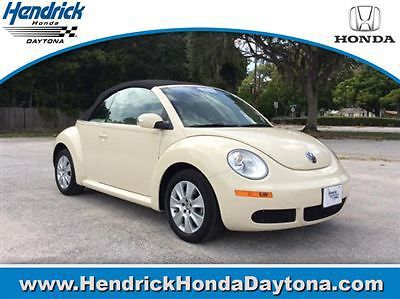 Volkswagen new beetle convertible 2dr automatic s pzev low miles automatic gasol