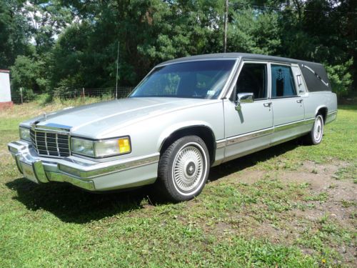 1991 cadillac front wheel drive deville fleetwood s&amp;s hearse 51,000 miles