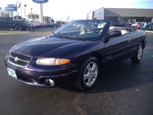 Only 44023 miles! 97&#039; chrysler sebring convertible jxi v6! this car is great!
