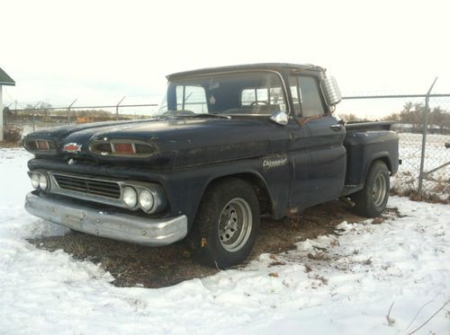 1960 chevrolet apache c10 swb stepside, barn find, cool truck!