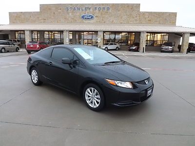 2012 honda civic coupe  w/navi pzev eco black certified one owner extra clean