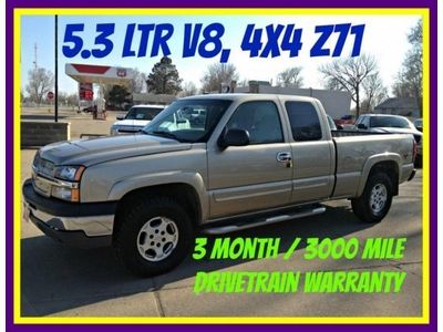 5.3l 4x4 , extended cab,4wd, 4x4, local trade in , 3mo/3000 drivetrain warranty