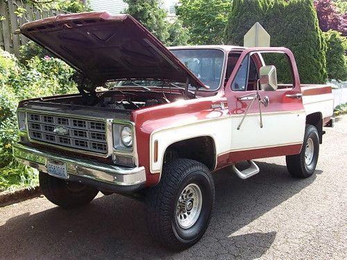 1977 chevrolet 3/4 ton 4x4 pickup 1 owner 51k miles