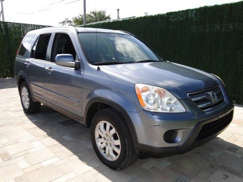 06 crv se 4wd 4x4 awd 1 owner very clean leather automatic sunroof cr v suv