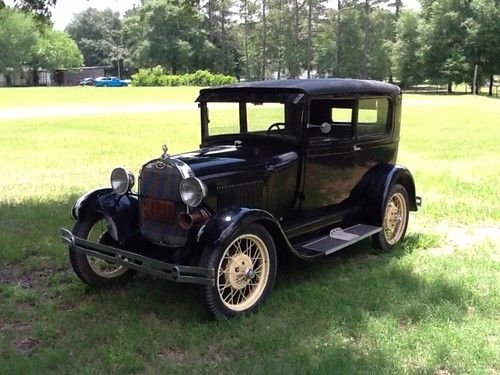 Completely original ford model a tudor coupe(never restored)