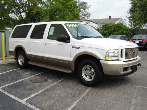 2003 ford excursion eddie bauer xlt  v10 loaded 3rd row seat very clean ohio