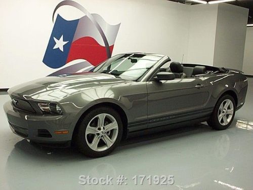 2010 ford mustang v6 convertible auto leather 18&#039;s 44k texas direct auto
