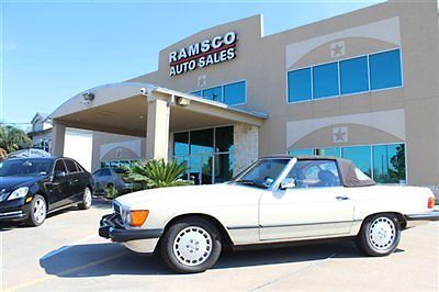 86 mercedes-benz sl560 roadster hardtop convertible v8 63k miles only mint cond.