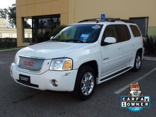 2006 gmc envoy xl denali - leather, moonroof, carfax one owner, 3rd row seats