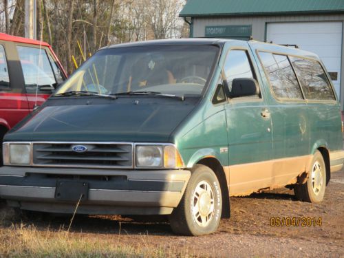 1993 ford aerostar all-wheel-drive mini-van for parts --- ironwood, michigan.