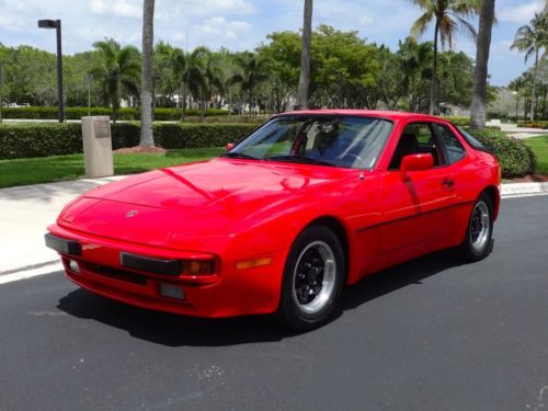 1983 porsche 944 5 speed, guards red, incredible condition, recent inspection