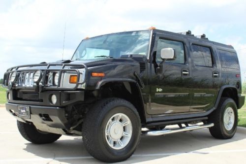 2004 black hummer h2 luxury 4wd, 1 owner, local trade!