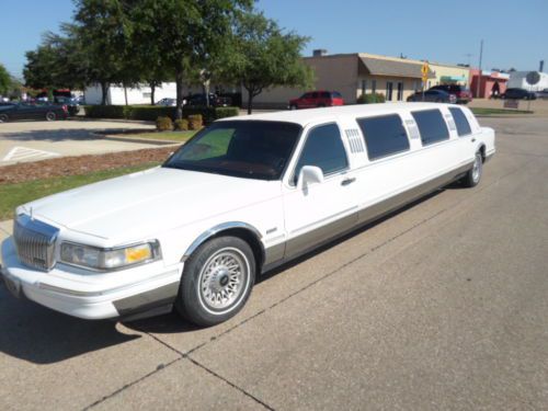 1996 lincoln town car executive limousine no reserve!!!!!