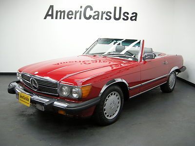 1987 560sl carfax certified one owner 2 tops excellent condition new soft top