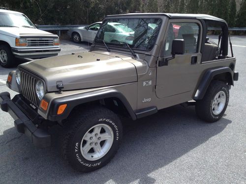 2006 jeep wrangler x sport automatic a/c low miles - new paint - new inspection