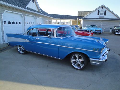 1957 chevy resto-mod all new frame-off restoration  hot-rod (all-new) cold air