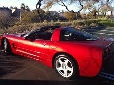 1998 chevrolet corvette base hatchback 2-door 5.7l low miles