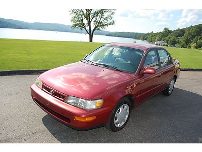 1996 toyota corolla sedan dx califorina car power windows serviced rust free !!