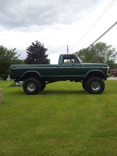 Restored 1978 ford f-250 trailer special, dana 60's front and rear.