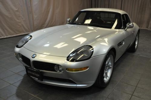 2002 bmw z8 manual convertible 5.0l nav hardtop red leather collectable