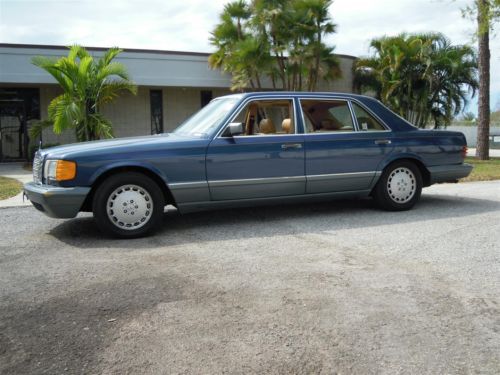 1988 mercedes-benz 560 sel power moonroof leather sharp 1-owner! ...no reserve!!