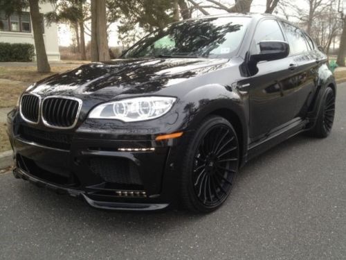 Bmw x6 m edition hamann package black clean carfax 3m wrapped mint super fast