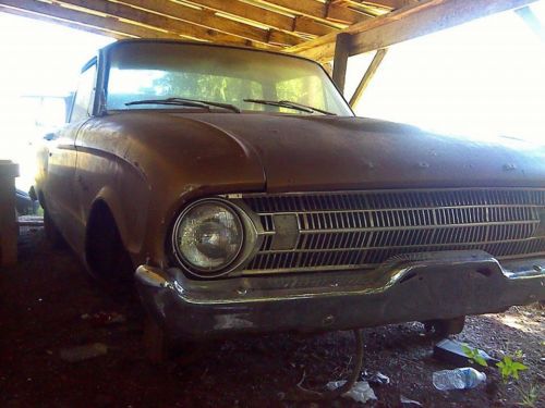 1963 ford ranchero in restorable condition.  original motor and transmission